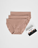 SPANXsmoothâ„¢ Fit-To-You Bikini 3-Pack Box | Cafe Au Lait